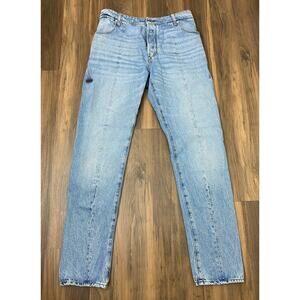 G Star Raw Lanc 3D Tapered Restored Denim button fly denim blue jeans 34x33